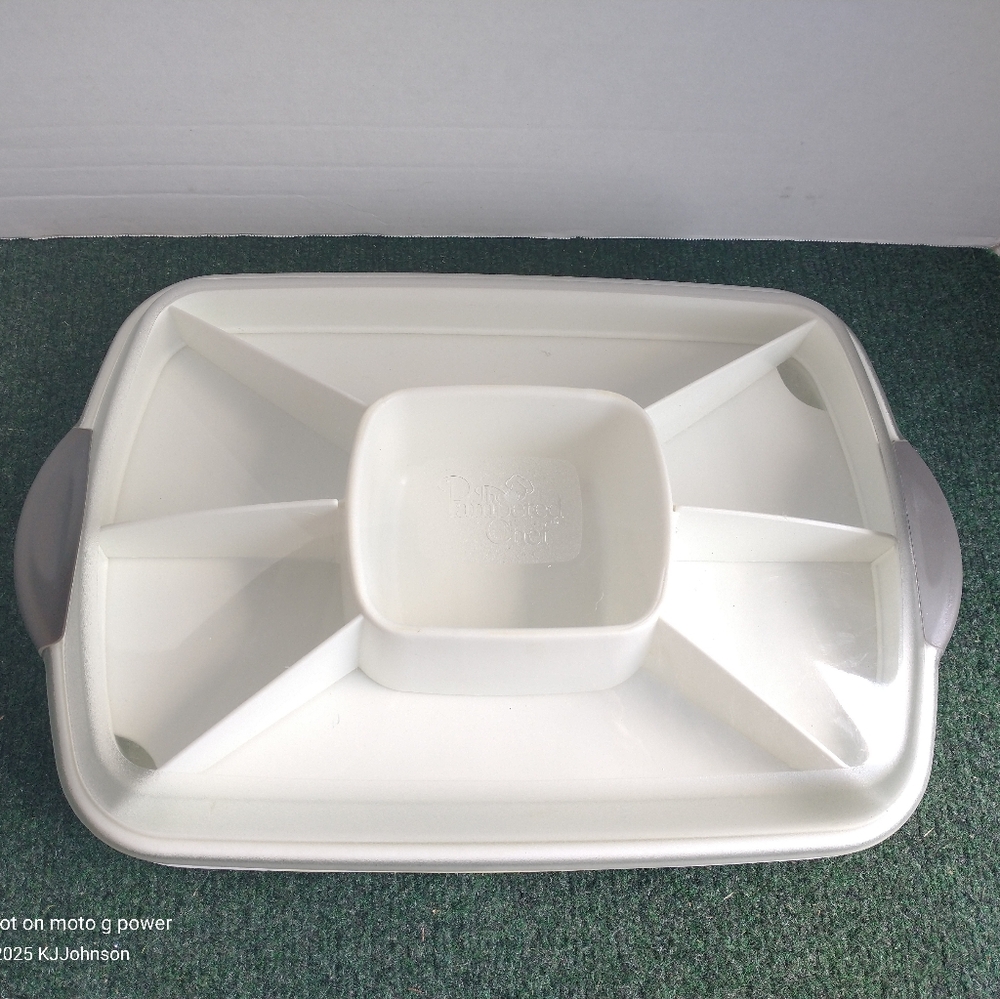 Pampered Chef Chillzanne Rectangle Server #2781